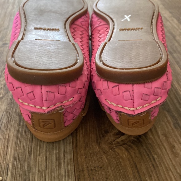 Woven Pink Sperry Top Siders - Picture 5 of 5
